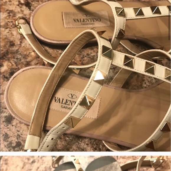 Valentino Rock Stud Sandals - Picture 6 of 8